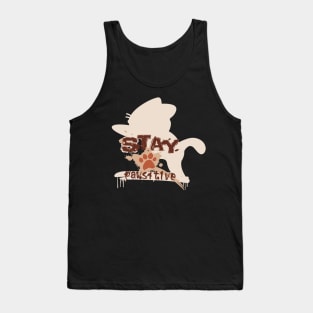 Stay Pawsitive (Motivation) Tank Top